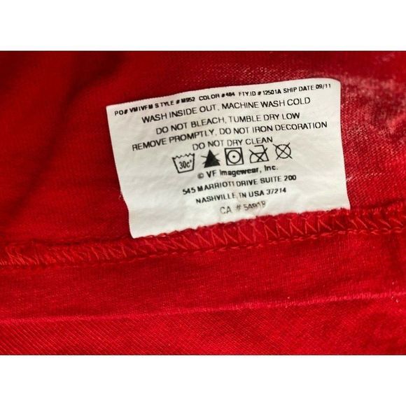 Los Angeles Angels MLB Majestic Men's Red Short Sleeve T-shirt Size Large - Picture 9 of 10